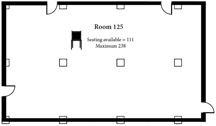room 125 layout