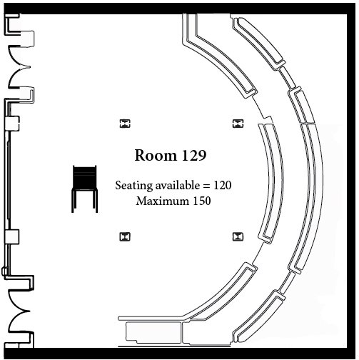 room 129 layout