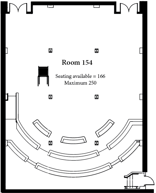 room 154 layout